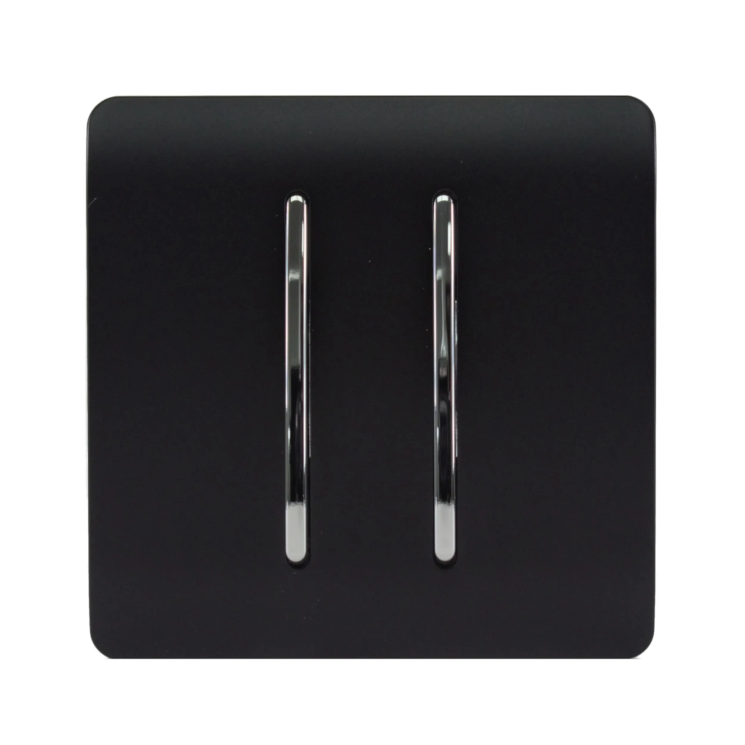 ART-SS29MBK  2 Gang (1x2 Way 1x3 Way Intermediate) Matt Black